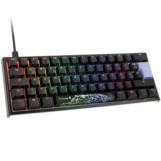 Ducky One 2 Pro Mini Gaming Tastatur, RGB LED - Cherry Red