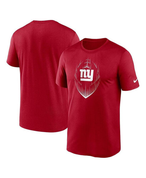 Men's Red New York Giants Primetime Legend Icon Performance T-Shirt