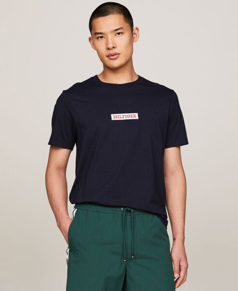 Men's Monotype Box Logo Short Sleeve Crewneck T-Shirt