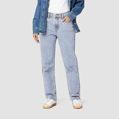 DENIZEN from Levi's Women's Mid-Rise 90's Loose Straight Jeans - Future Fade 8