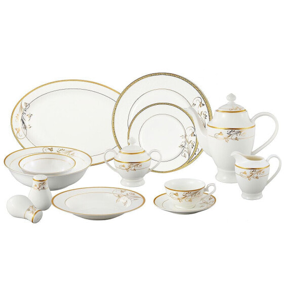 Rosalia 57-PC Dinnerware Set, Service for 8