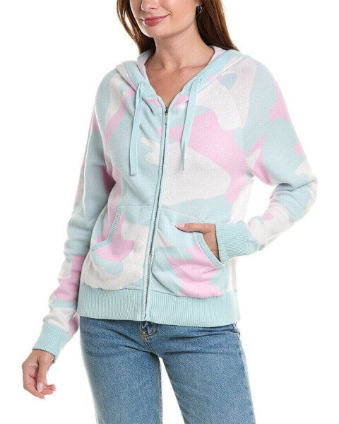 Wispr Camo Silk-Blend Hoodie Women's