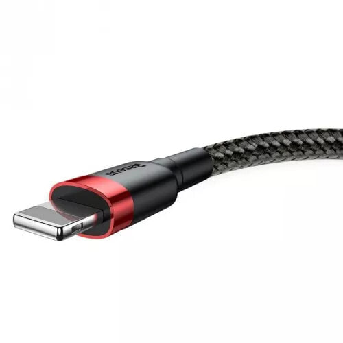 Разъем USB Baseus CALKLF-C19, 2 м, 480 Mбит/с, черно-красный