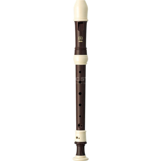 Yamaha YRS-311 III C-Soprano Recorder German, Double, Brown/White