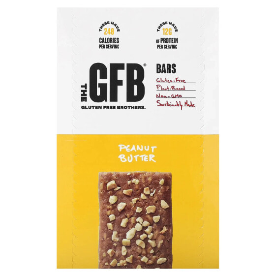 Gluten Free Bars, Peanut Butter, 12 Bars, 2.05 oz (58 g)