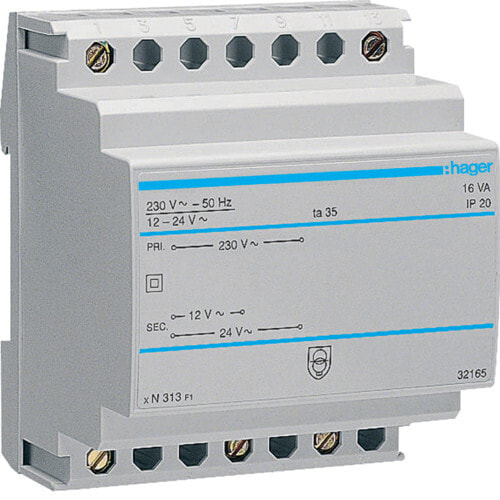 Щит электрический Hager ST313 - 230 В - PBX - PBX