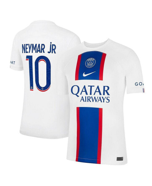 Men's Neymar Jr. White Paris Saint-Germain 2022/23 Third Breathe Stadium Replica Player Jersey