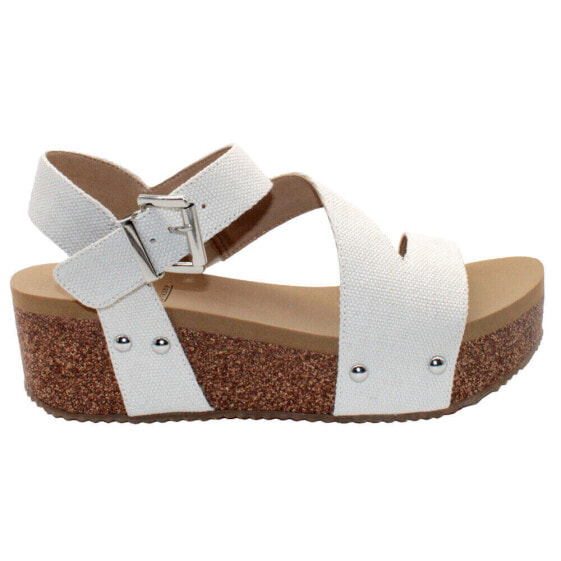 Женские босоножки Volatile Biloxi Wedge Off White Casual PV118-103