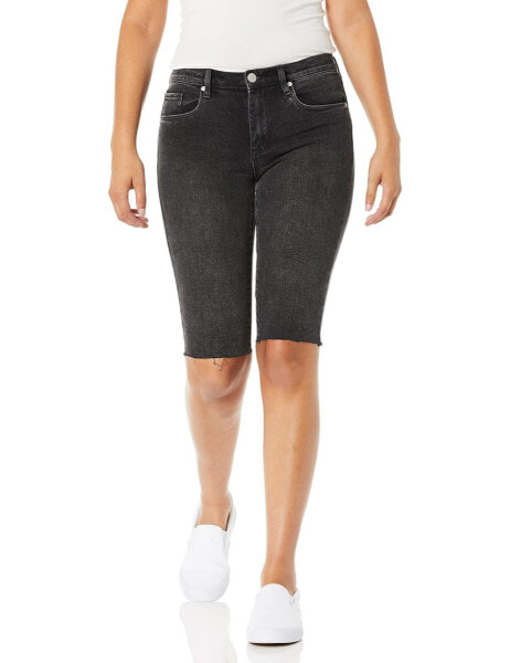 [BLANKNYC] Women's Mid-Rise Bermuda Shorts, -Before & After, 25