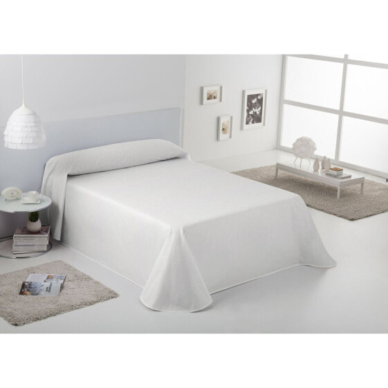 Bedspread (quilt) Alexandra House Living Rústico White 180 x 270 cm