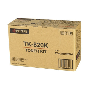 Kyocera TK 820K - Toner Cartridge Original - Black - 15,000 pages
