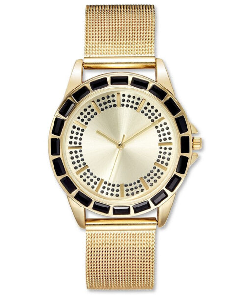 Часы и аксессуары I.N.C. International Concepts Женские золотистые часы с сетчатым браслетом 36мм, созданные для Macy's