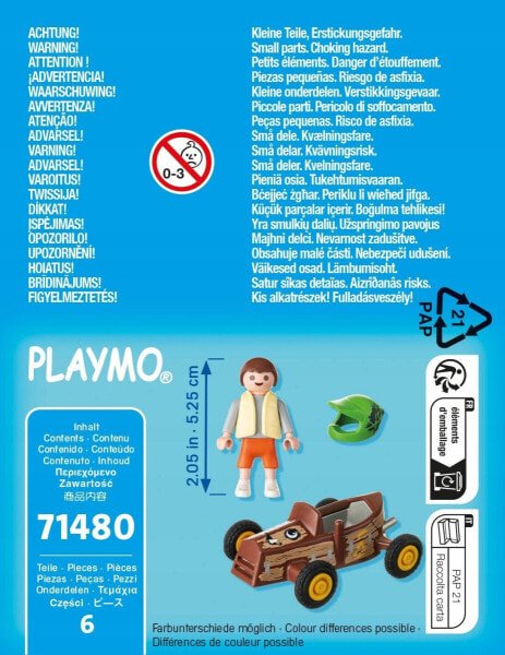 Figurka Playmobil Figurka Special Plus 71480 Dziecko z gokartem