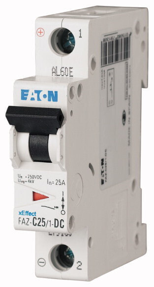 Eaton FAZ-C4/1-DC - Miniature circuit breaker - Type C - IP20 - IP40