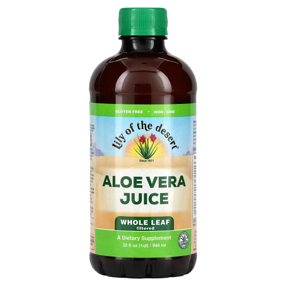 Aloe Vera Juice, Whole Leaf Filtered, 32 fl oz (946 ml)