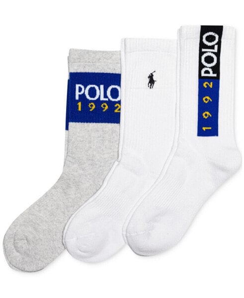 Women's 3-Pk. Polo 1992 Crew Socks