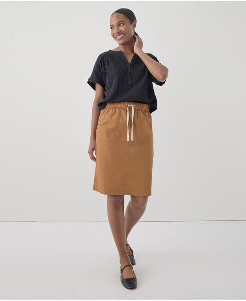 Women's Organic Cotton Daily Twill Skirt