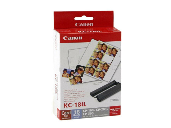 Canon KC-18IL Ink Cartridge - Combo Pack - Color/Paper