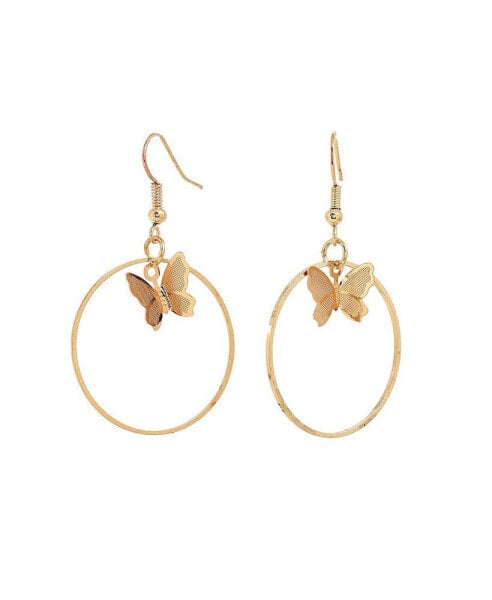 Women's Butterfly Drop Earrings