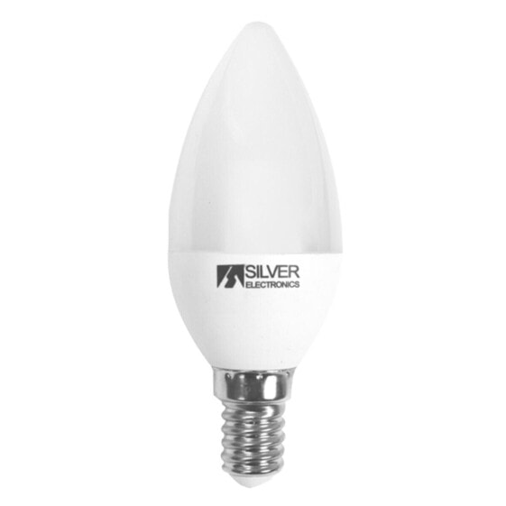 Лампочка светодиодная Silver Electronics ECO VELA E14 5W 3000K A+ Белый Чёрный 5 W E14 (3000K)