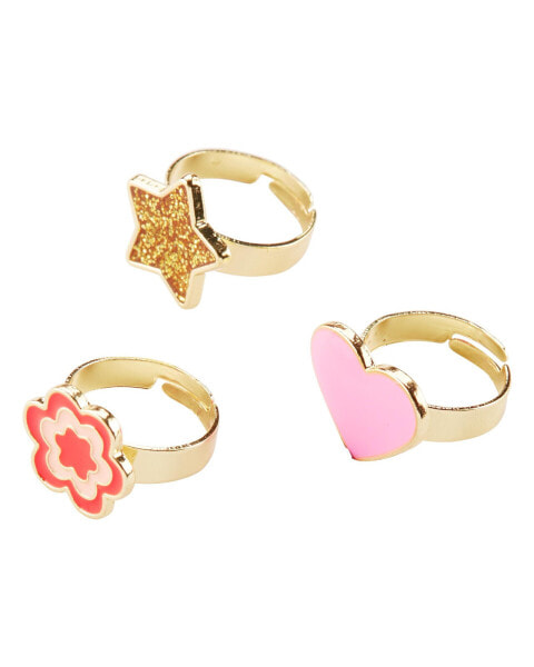 3-Pack Rings One Size