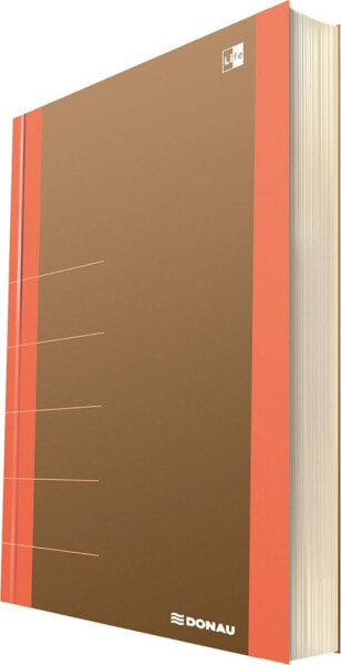 Блокнот с органайзером для жизни Donau Life, 165x230мм, 80 листов, оранжевый
