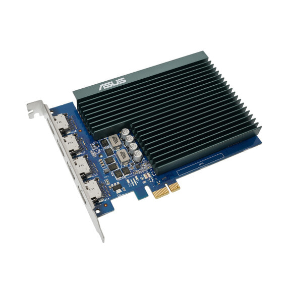 ASUS GT730-4H-SL-2GD5 - GeForce GT 730 - 2 GB - GDDR5 - 5010 MHz - 3840 x 2160 pixels - PCI Express x1