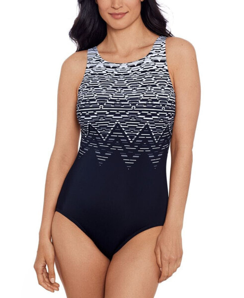 Women's High-Neck One-Piece Swimsuit