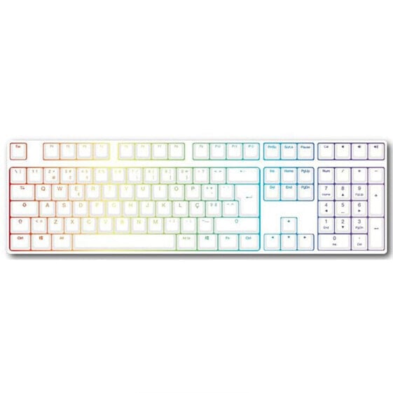 DUCKY PBT Doubleshot Branco Keycaps 109 units