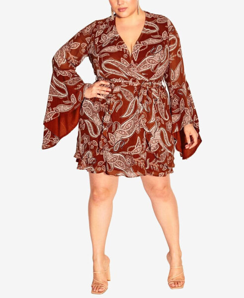 Plus Size Paisley Dress