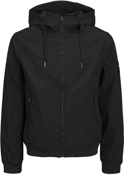 Pánská softshell bunda JJEBASIC 12236300 Black