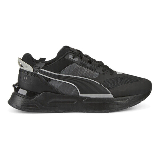 Puma Mirage Sport Tech Reflective Lace Up Mens Black Sneakers Casual Shoes 3886