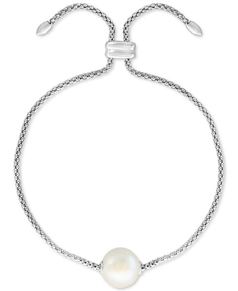 EFFY® Gray Cultured Freshwater Pearl (10mm) Bolo Bracelet in Sterling Silver