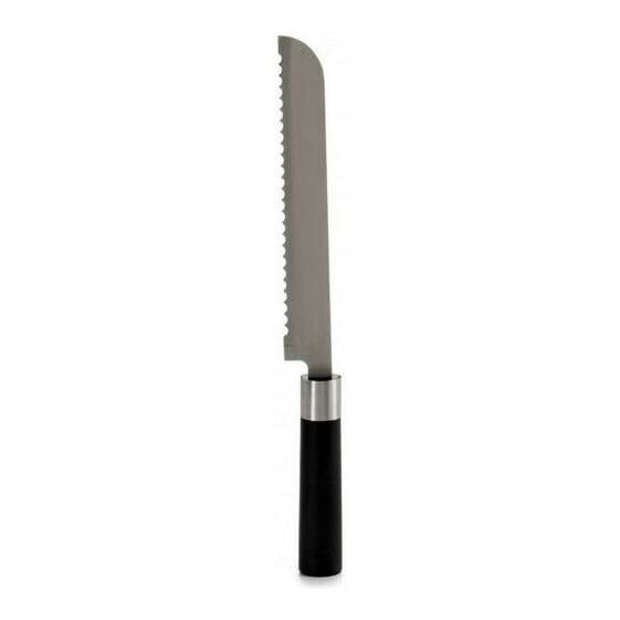Нож кухонный зубчатый Kinvara Серебристый Чёрный Нержавеющая сталь Пластик