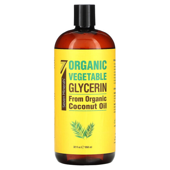 Organic Vegetable Glycerin, Unscented, 32 fl oz (950 ml)