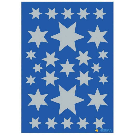 BANDAI Sticker Decor Stars. Silver