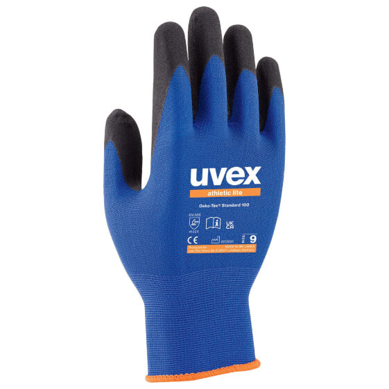 UVEX Arbeitsschutz 6002711 - Workshop gloves - Anthracite - Blue - Adult - Adult - Unisex - 1 pc(s)