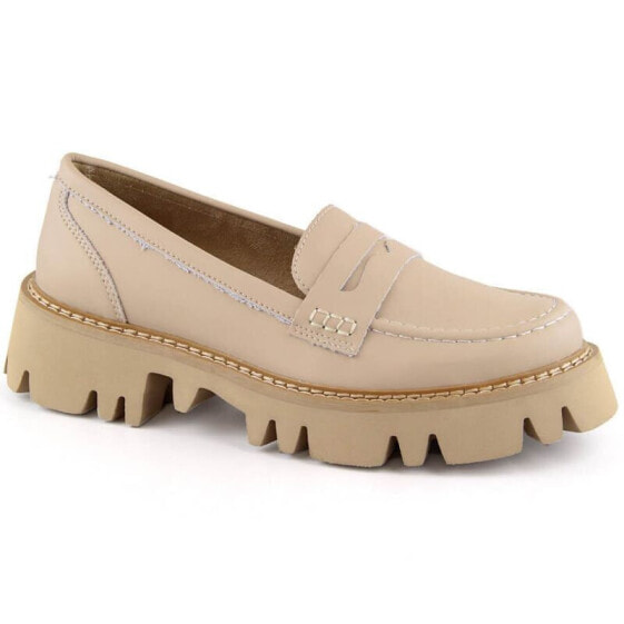 Filippo W PAW502 beige leather shoes