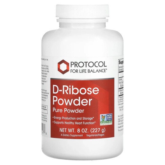 Посттренировочный комплекс Protocol For Life Balance D-Ribose Powder, 227 г
