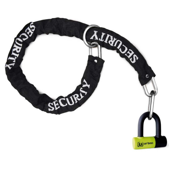 URBAN SECURITY Mini UR59 U-Lock+120 chain lock