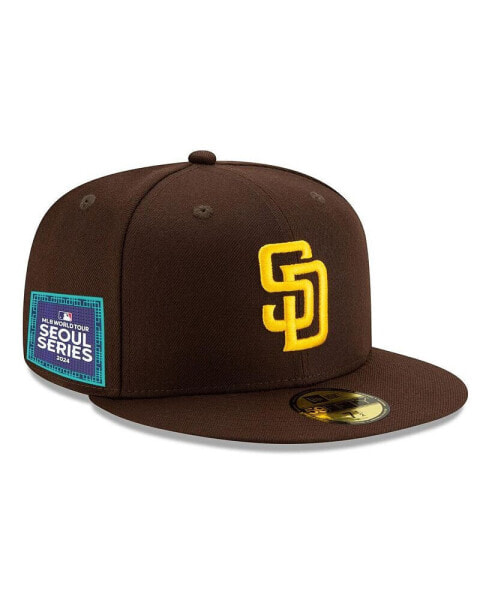 Men's Brown San Diego Padres 2024 MLB World Tour Seoul Series 59FIFTY Fitted Hat