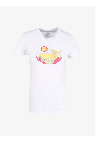 Beyaz Kadın Yuvarlak Yaka T-shirt 67996603 Women S Tee