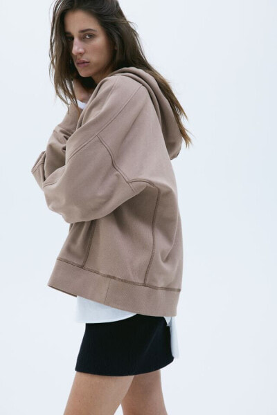 Oversized Cotton Hoodie