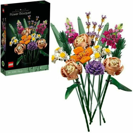 Строительный набор Lego 10280 Flower Bouquet 756 Предметы Разноцветный