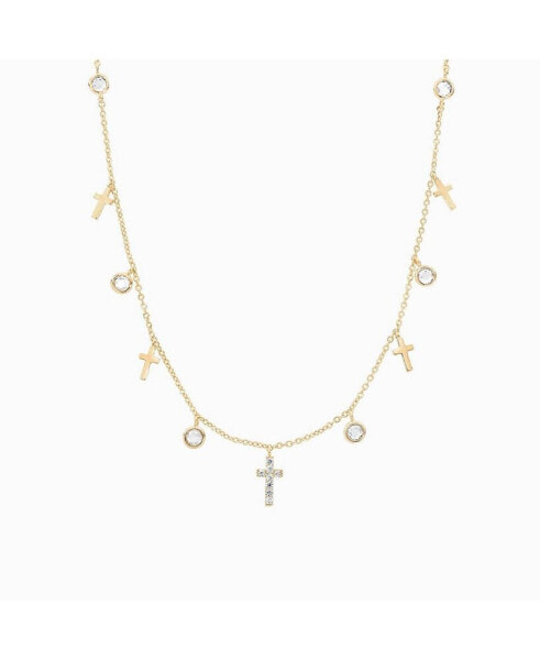 Anela Cross Pendant Necklace