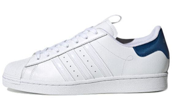 Кеды adidas Originals Superstar бело-голубые