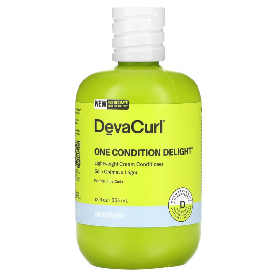 DevaCurl, One Condition Delight, легкий крем-кондиционер, для сухих, тонких локонов, 355 мл (12 жидк. Унций)