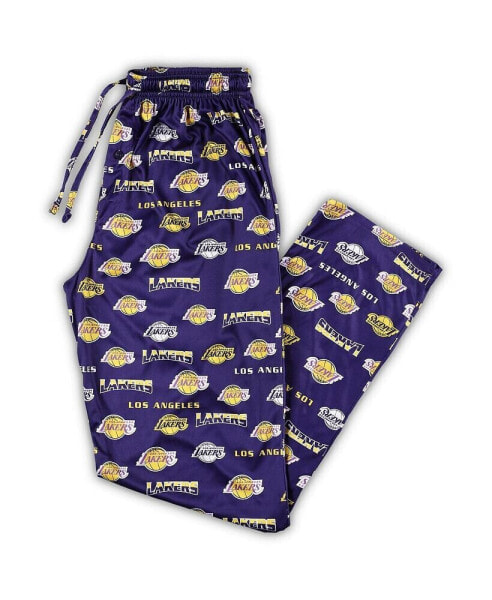 Пижама Concepts Sport мужская фиолетовая Los Angeles Lakers Big and Tall Sleep Pants