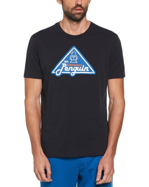 Original Penguin Triangle Logo Graphic Print T-Shirt Men's