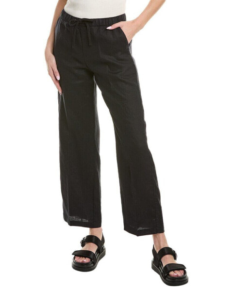 James Perse Linen Lounge Pant Women's Black 0